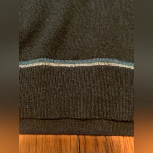 Ted Baker London EXARNO Black Wool Cashmere Blend Roll Neck Sweater - Picture 13 of 16